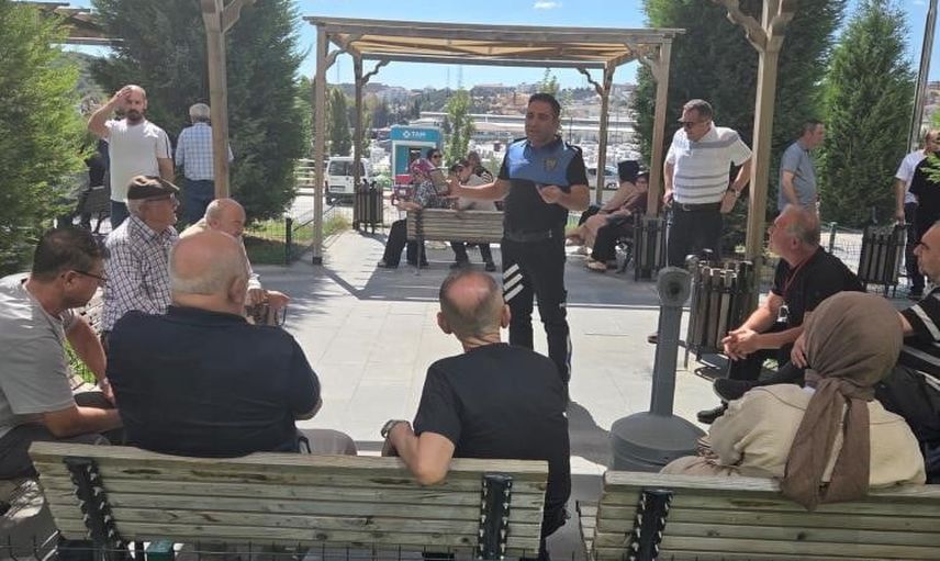 Hastane bahçesinde uyarı: 32 kişiye dolandırıcılık ve güvenlik bilgilendirmesi