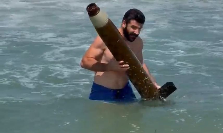 Sinop'un kuzey sahilinde denizden çıkan şüpheli parça soruşturuluyor
