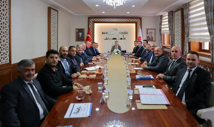 Bayburt’ta köy altyapısında öncelik KÖYDES toplantısında belirlendi