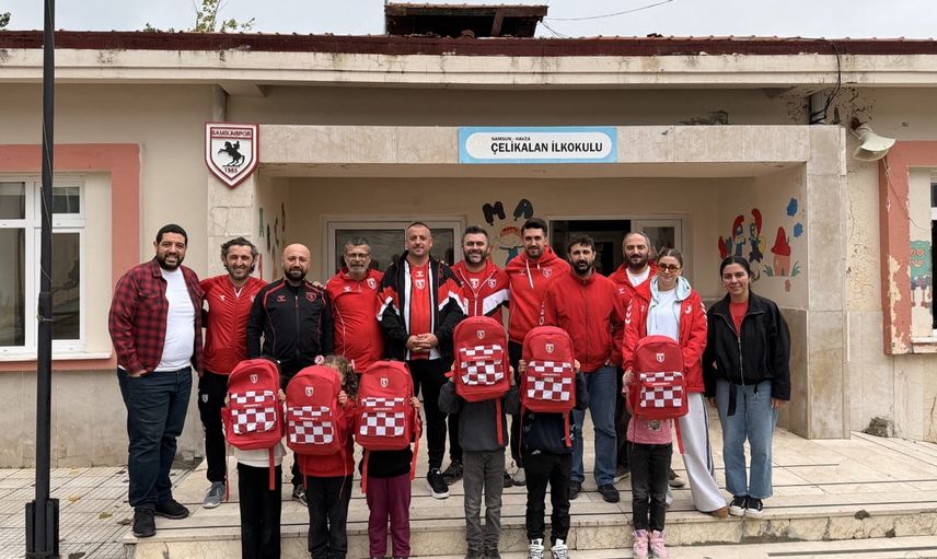 Kavak ve Havza'da çocuklara sporla gelen eğitim desteği