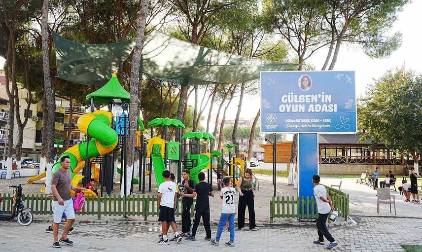 Germencik’te Gülben'in anısı çocuk oyun adasında yaşayacak