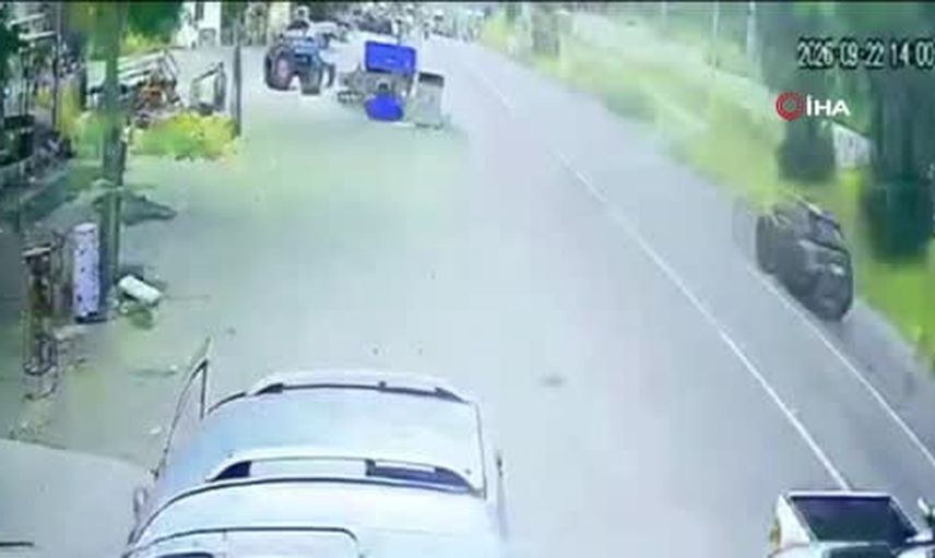 Yeni motosikletiyle manevra yaptı, kamyonun önünde sürüklendi: belediye çalışanı hayatını kaybetti