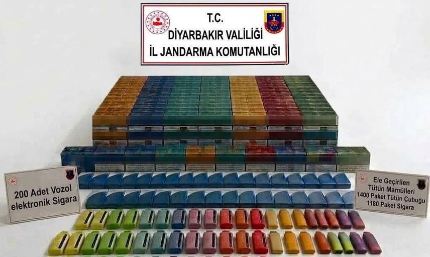 Diyarbakır'da kaçakçılığa yönelik operasyonlarda onlarca şüpheliye işlem