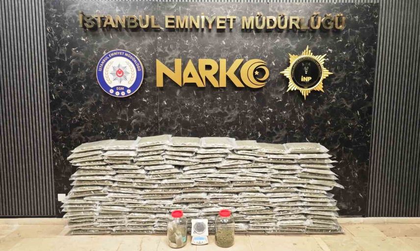 Uyuşturucu ticaretine darbe: İstanbul ve Kocaeli'de 100 kilo 583 gram skunk ele geçirildi