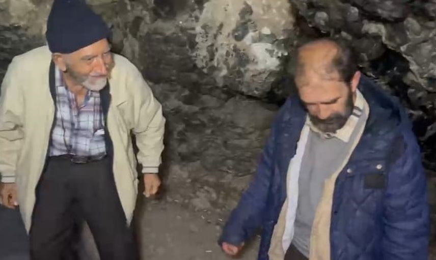 Uludağ'da mağarada geçen yalnızlığın ardından baba-oğul yeniden bir arada