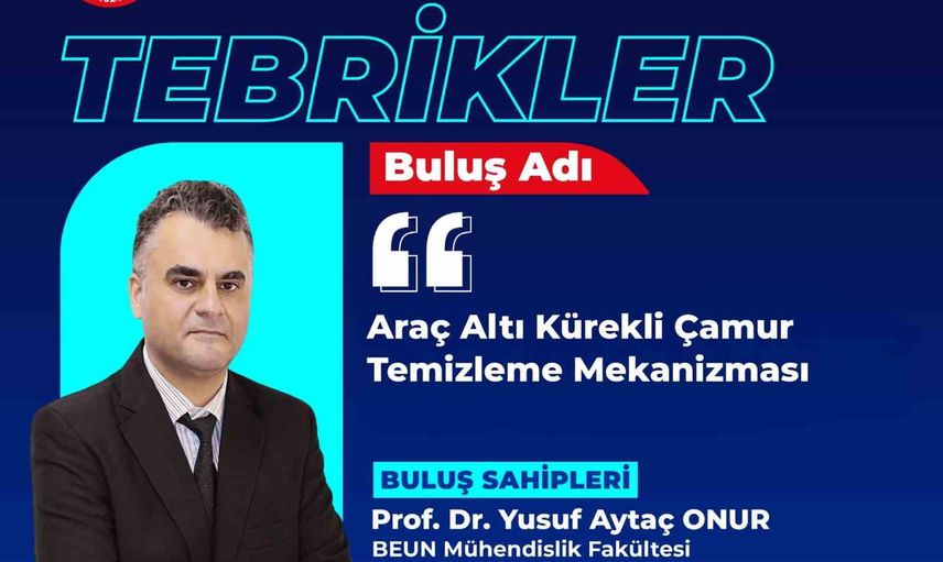 BEUN mühendisleri araç altına monte kürekli mekanizma için patent aldı