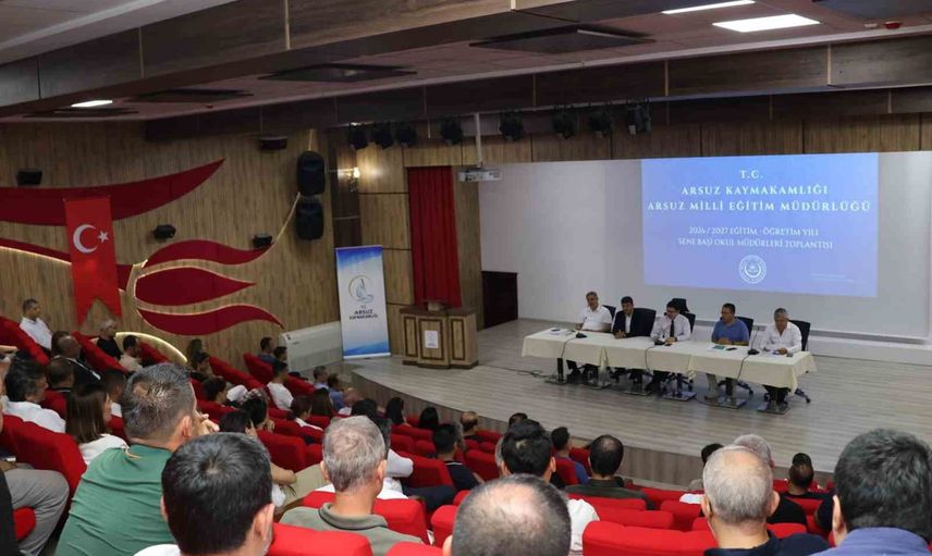 Arsuz’da okul yöneticileri 2026-2027 eğitim yılına hazırlanıyor