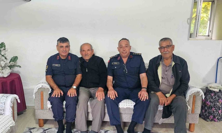 Komutan Ali Vanlı'dan gazilere ziyaret: sağlık ve şükran dileği