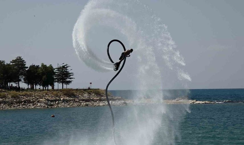 van gölü'nde 12. su sporları festivali coşkuyla tamamlandı