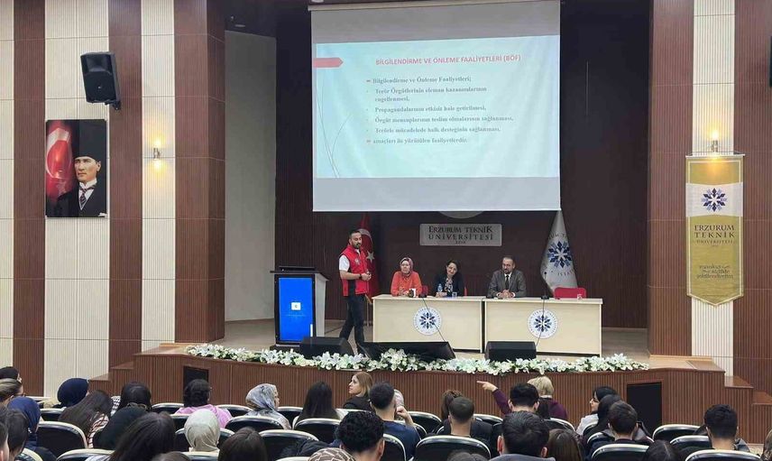 Gençlerin ve velilerin geleceği için Erzurum'da güvenlik farkındalığı