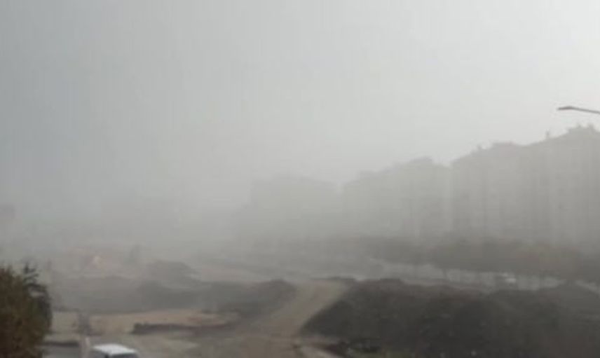 Çorum'u kaplayan yoğun sis günlük hayatı yavaşlattı