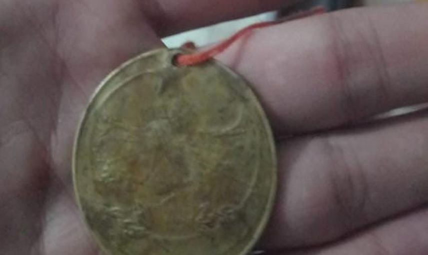 Erzurum'da gün yüzüne çıkan istiklal madalyası ve belge