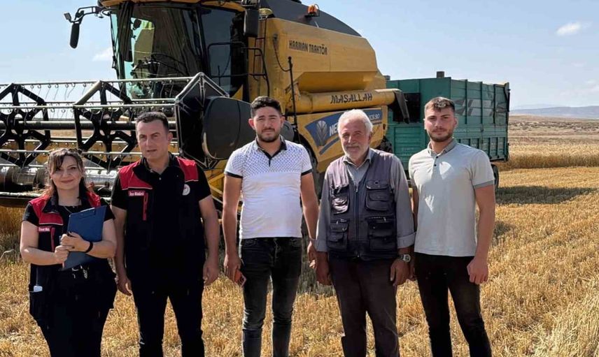 Aydıntepe'de biçerdöver denetimleri: hasatta güven ve kayıp önlemi