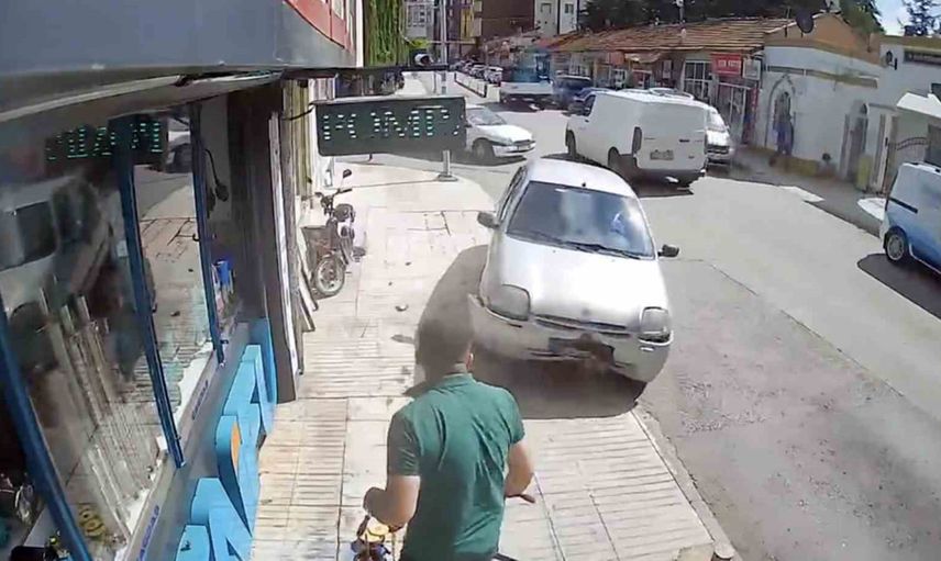 Demir dubalar Çorum'da işçiyi son anda kurtardı