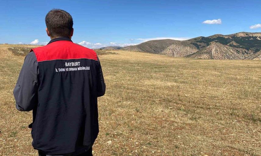 Bayburt’ta atıl tarımlar için saha denetimleri hız kazandı