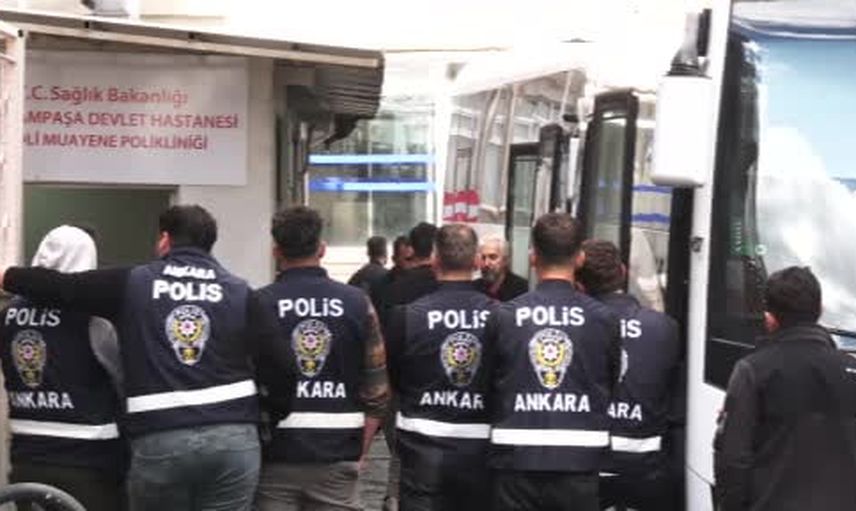 Eyüpsultan operasyonunda sağlık kontrolü sonrası şüpheliler Ankara'ya gönderildi