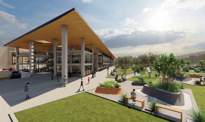 Yenişehir osmangazi millet bahçesi'nde yeraltı otoparkı ve modern çarşı önerisi halka açıldı