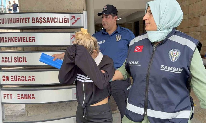 Piazza alışveriş merkezinde takip edilip yakalanan kadın tutuklandı