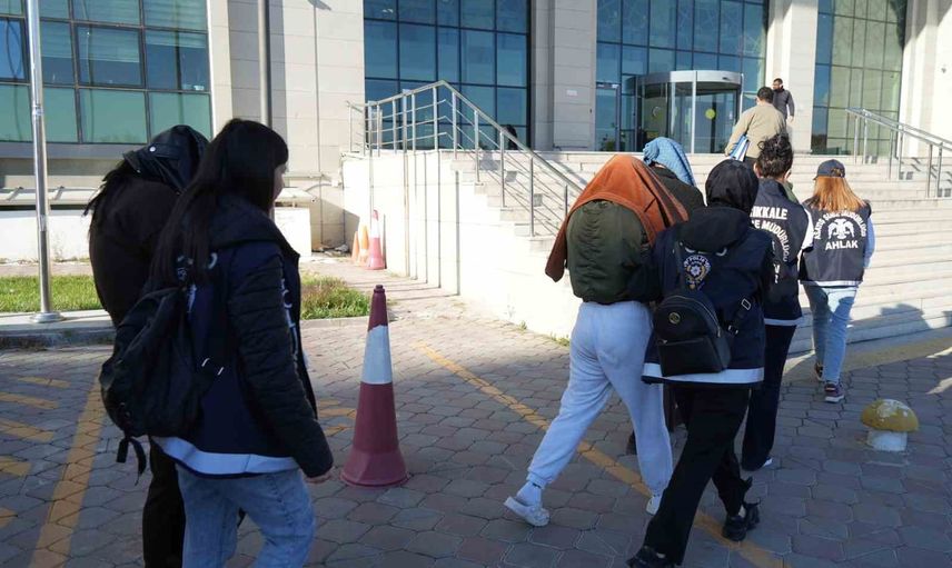 Kırıkkale'de fuhuş soruşturmasında beş şüpheli adliyeye çıkarıldı