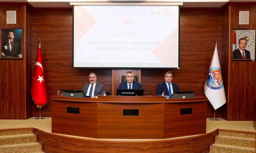 Mersin'de Akdeniz Meyve Sineğiyle mücadelede koordinasyon vurgulandı