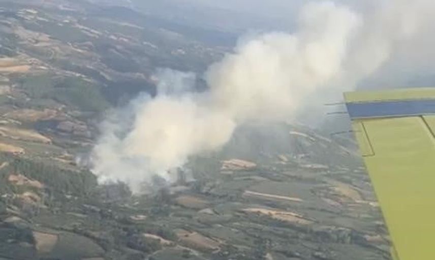 Akhisar'da kapsamlı müdahaleyle orman yangını kontrol altına alındı