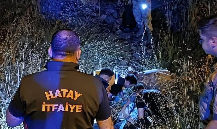 Hızlı müdahale hayata bağladı: Hassa'da yamaçtan düşen vatandaş kurtarıldı