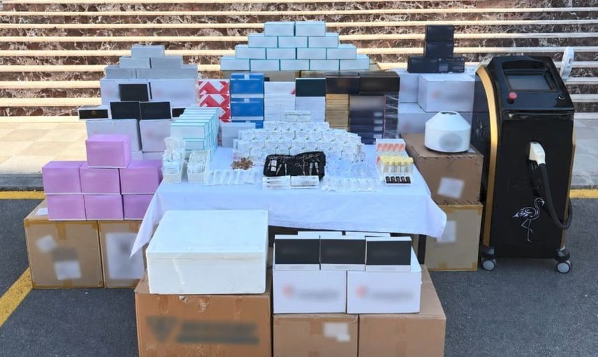 Mersin'de 10 milyonluk kaçak estetik malzemesi operasyonu: iki gözaltı