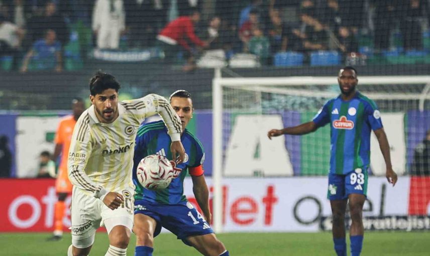Fenerbahçe, Çaykur Rizespor karşısında erken üstünlük kurdu