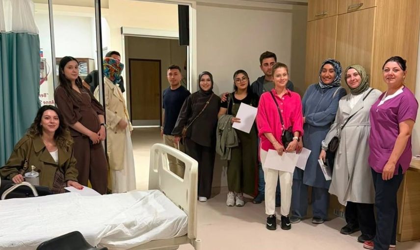 Erzurum'da üç haftalık eğitimle doğuma hazırlanan aileler mezun oldu