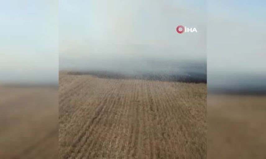 Saraykent'te anız ateşi Divanlı Kayalıkları'nda 150 dönümlük alanı etkiledi
