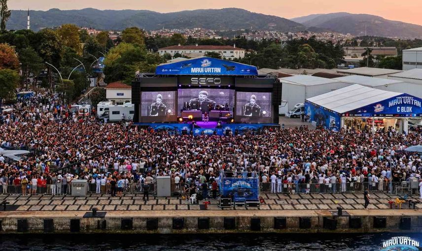 Sefo'nun performansı TEKNOFEST Mavi Vatan'da yankılandı
