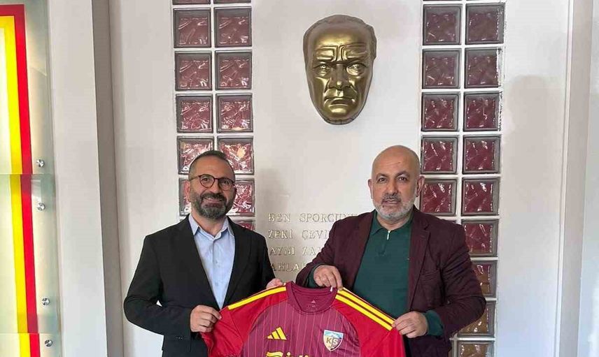 Kulübe destek ve diyalog: Optimar başkanı Kayserispor yönetimiyle bir araya geldi