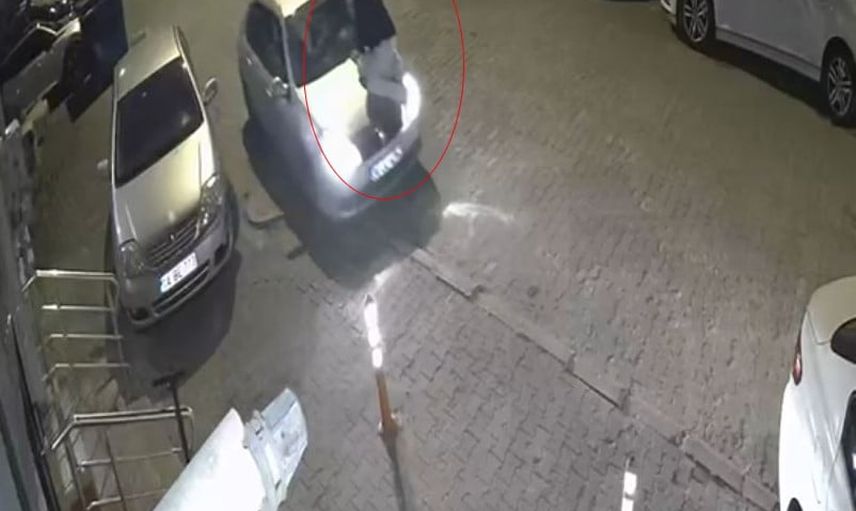 kaputta tehlikeli yolculuk bolu'da güvenlik kamerasına yansıdı
