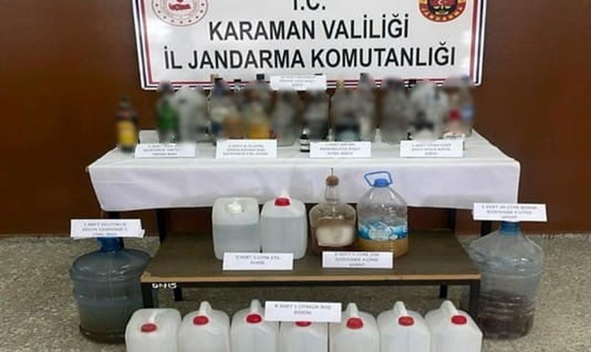 Karaman’da jandarma uygulamasında 34 arama, 3 tutuklama
