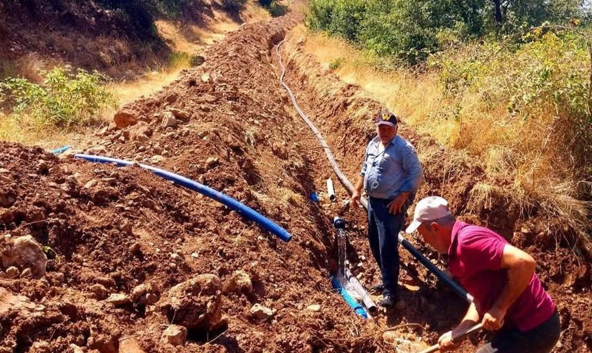 Kırsalda üç köyün içme ve sulama altyapısı güçlendirildi