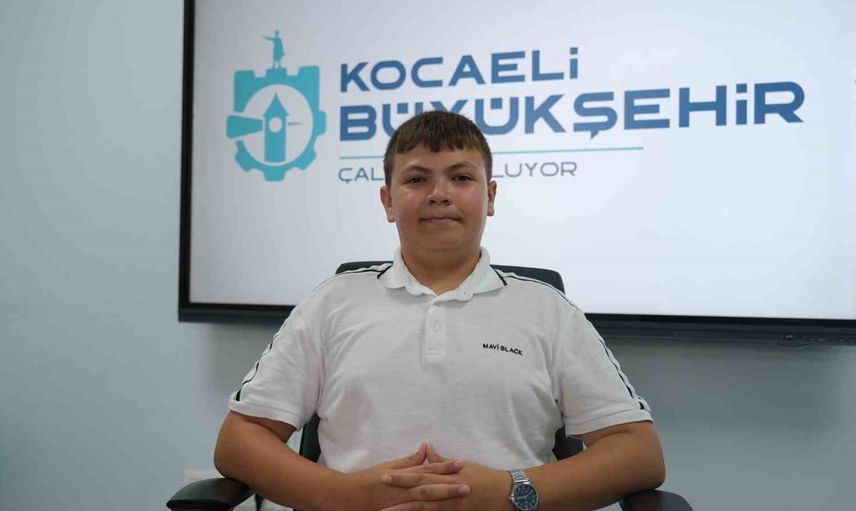Ücretsiz eğitimle hedefe ulaştı: Darıca Fen Lisesi'ne giren Umut Efe Taşkın