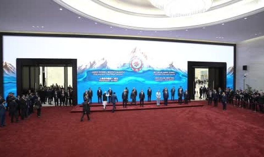Erdoğan ŞİÖ zirvesinde liderlerle aile fotoğrafında buluştu