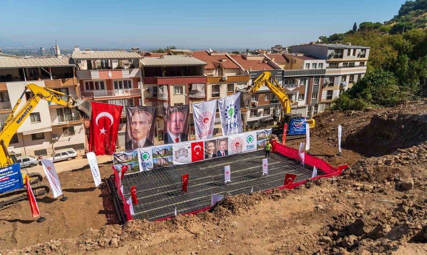 Mutlu mahallesinde güvenli konutların temeli atıldı