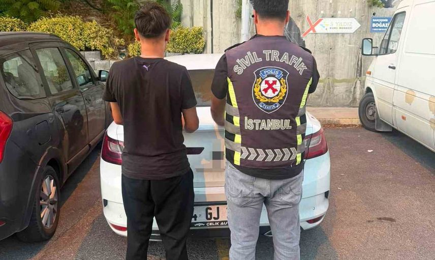 Gösteri için trafikte akrobasi yapan sürücüye 72 bin lira ceza
