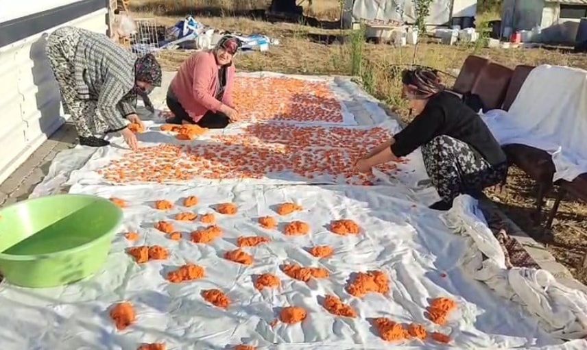 Komşulukla yoğrulan kış: Kuruçay’da imece tarhanası