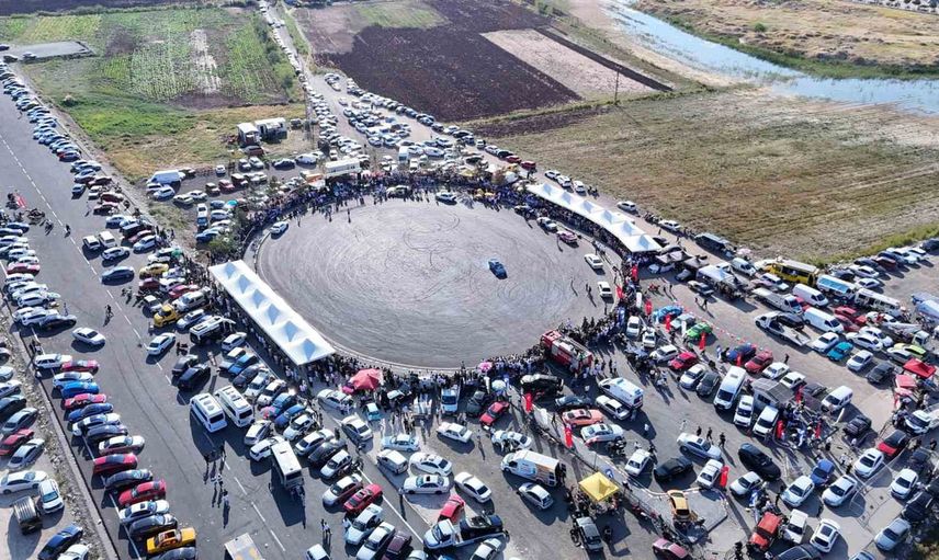 Sivas'ta ara sokakta yapılan drift tepkilere neden oldu