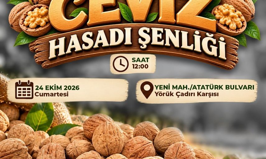 Çameli'de bereket buluşması: ceviz hasat şenliği 24 ekimde kutlanacak
