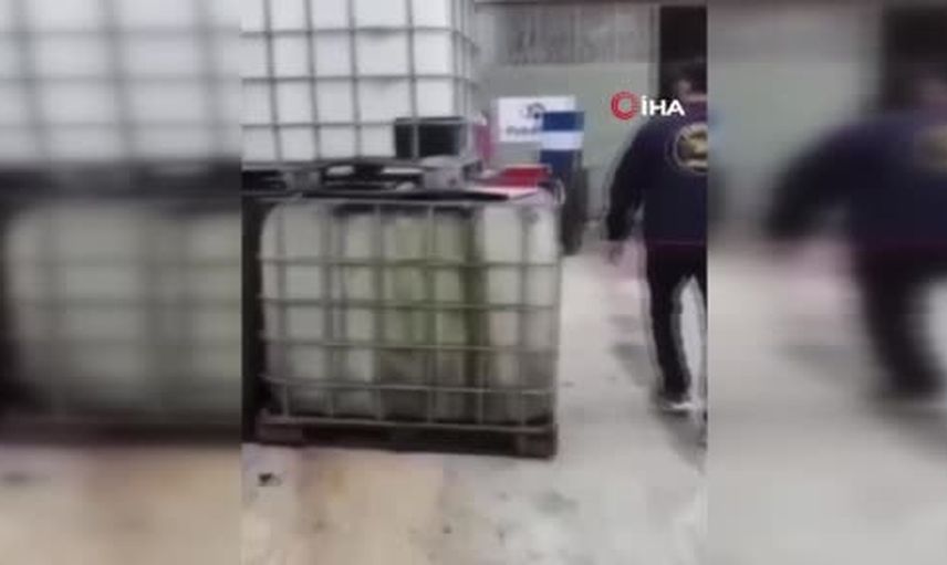 Ankara'da atık yağlardan kaçak akaryakıt üreten tesise 20 milyonluk operasyon