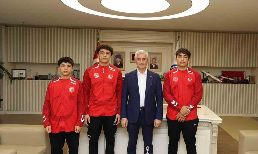 Şahinbey'den Hırvatistan'a: u17 güreşçilere moral ziyareti