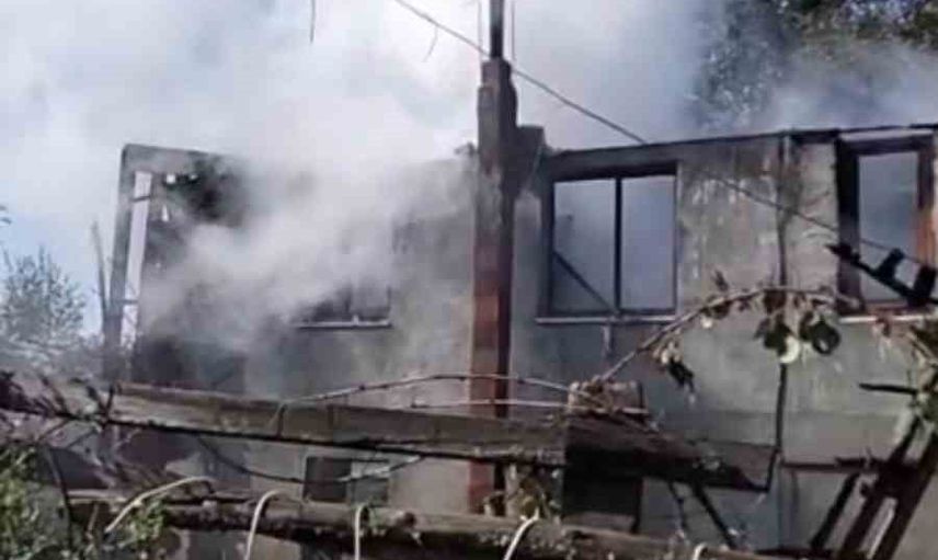 Taşoluk yaylası'nda yayla evi yangını kontrol altına alındı