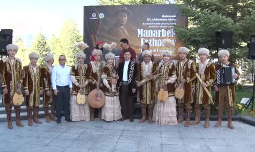 Ankara'da bozkırın eşsiz sesi Manarbek Erzhanov anıldı