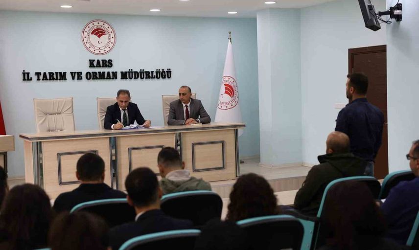 Kars tarım müdürlüğüne 44 yeni uzman personel katıldı
