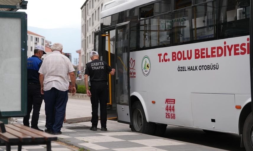 Bolu'da toplu taşıma hijyen ve güvenlik denetimleri sıklaştırıldı