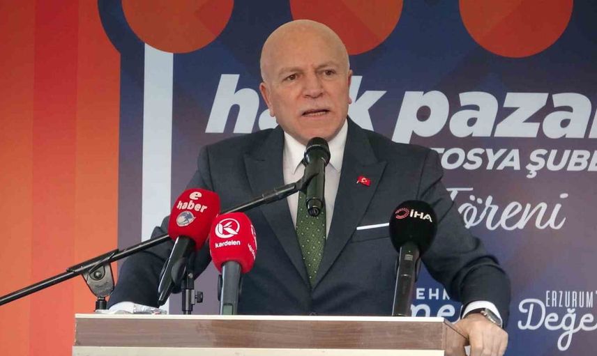 Erzurum'da halk pazarı projesinin 15. şubesi Tosya'da açıldı