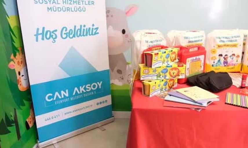 Esenyurt'tan okula hazırlık: 28 bin öğrenciye kırtasiye desteği